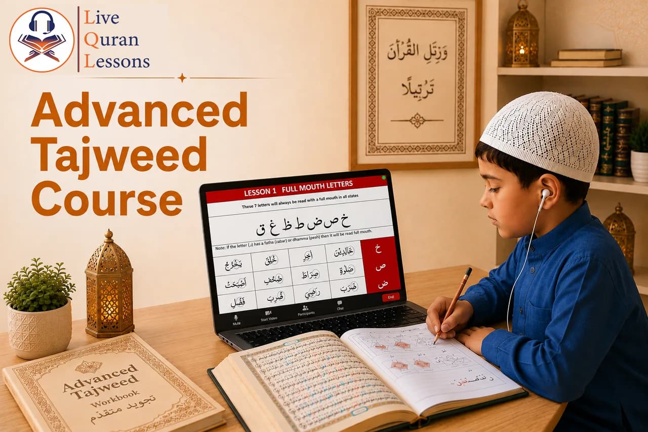 Advanced online Tajweed classes for accurate Quran recitation